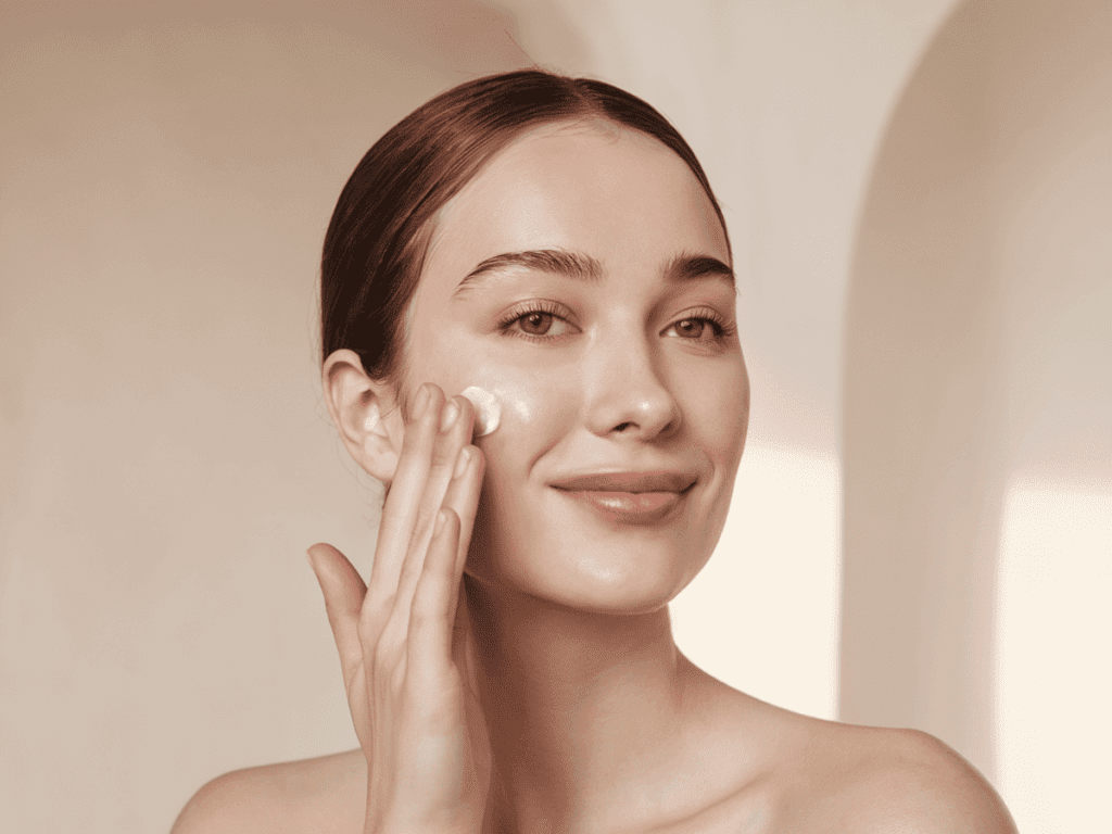 Woman receiving a chemical peel at Transformed Med Spa to rejuvenate tired, dull, or uneven skin