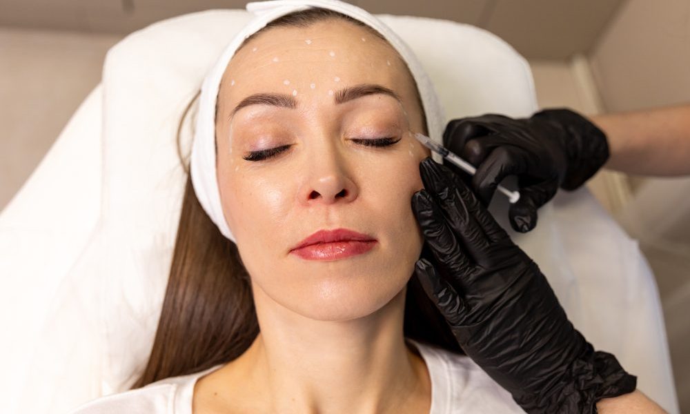 Filling,Of,Wrinkles,,Crow’s,Feet,,Injection,Of,Botox.,Portrait,Of Botox for Crow's Feet in Frederick